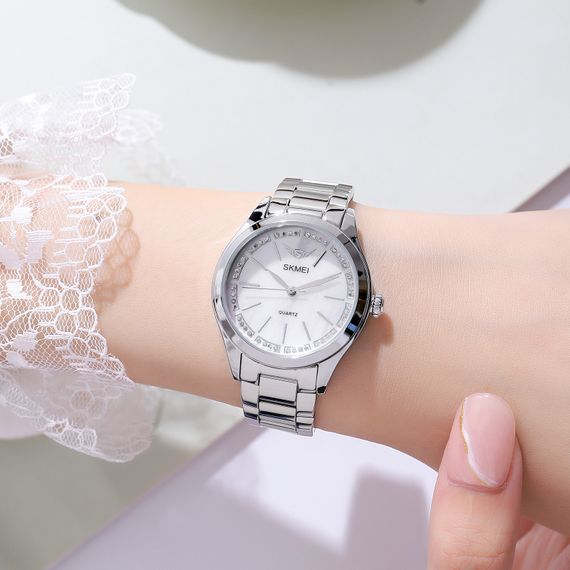 Жіночий годинник Skmei 1964SIWT Silver-White | Зображення 2