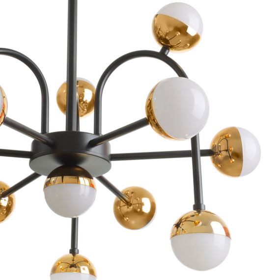 Люстра молекула подвесная LED 256W WW+NW+CW BK+G (BL-747S/13) | Зображення 7