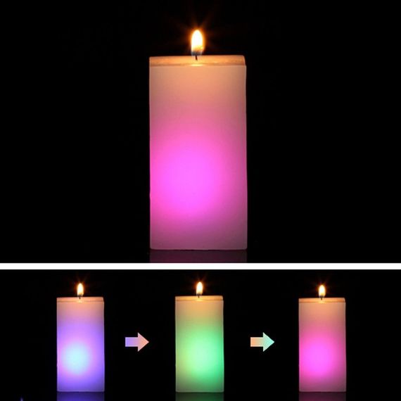 Ароматическая свеча Glow Flicker – свеча с живым пламенем и LED-подсветкой