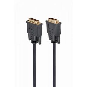 Кабель мультимедийный DVI M to DVI M 4.5m 24+1pin Cablexpert (CC-DVI2-BK-15)