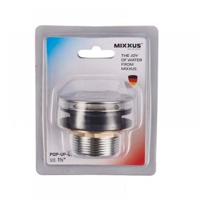 Донний клапан для ванний MIXXUS POP-UP-07 1 1/2'' (кнопка) (MI6141)