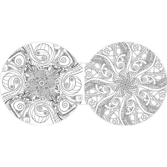 Раскраска детская Мавка "Цветной круг Вода" 1842001 Голубая | Зображення 2