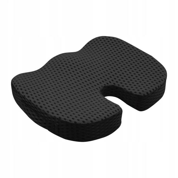 Ортопедична подушка для сидіння 4FIZJO 4FJ0613, 35x45x7 см, Black | Зображення 3
