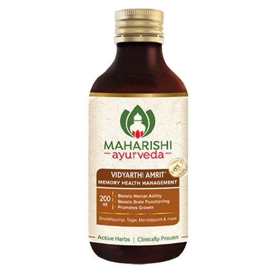 VIDYARTHI AMRIT, Maharishi Ayurveda, ВИДЬЯРТИ АМРИТ,  Махариши, тоник для мозга, 200мл