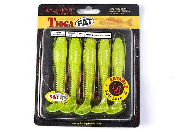 Виброхвост 3,9" LJ Лаки Джон Tioga Fat 140146-071 | Зображення 1