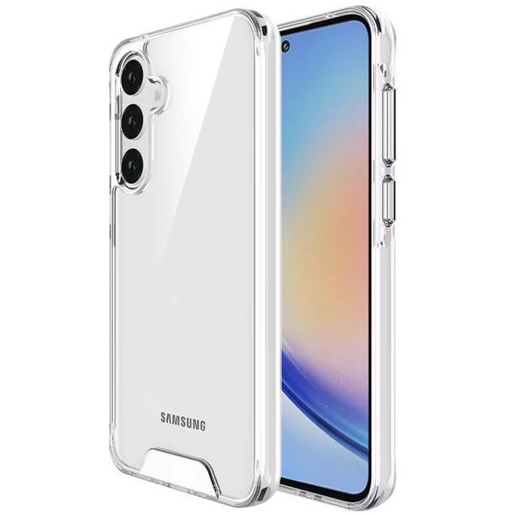 Чохол TPU Space Case transparent для Samsung Galaxy A55 Прозорий | Зображення 1