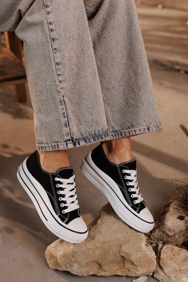 Кеди жіночі 591727 Чорні 36 37 38 39 40 | Зображення 7