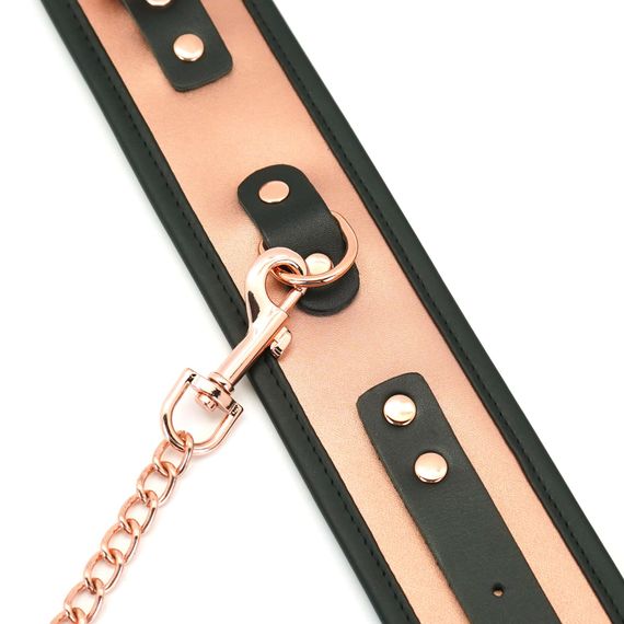 Поножі Liebe Seele Rose Gold Memory Ankle Cuffs, натуральна шкіра, рожеве золото | Зображення 5