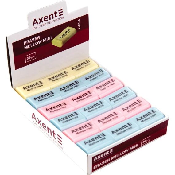 Гумка мяка Axent Mellow mini 1193-A Різнокольоровий shop (4251458735853) | Зображення 1