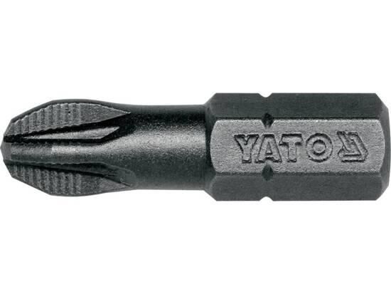 Насадка викруткова YATO  "Pozidriv" PZ3 x 25 мм. HEX 1/4". 50 (Уп/Шт.) YT-7812