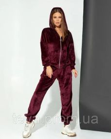 Спортивний костюм для жінок колір бордовий розміри S, M, L, XL FI_008563