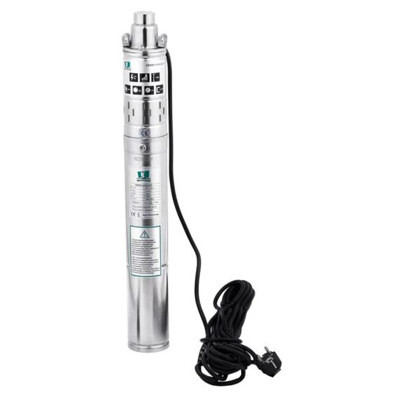 Насос глибинний вихровий Pumpman 3QGD0.8-50-0.37 кВт Нmax 130 м Qmax 1,2 куб.м 370 Вт (CV029775)