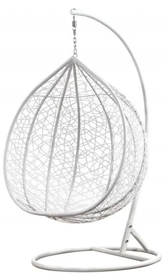 Підвісне крісло-гойдалка кокон Bonro Бонро 329XL (біло-сіре) (46000014) | Зображення 3