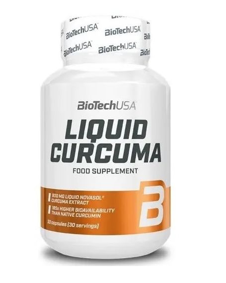 Куркумин для спорта BioTechUSA Liquid Curcuma 30 Caps