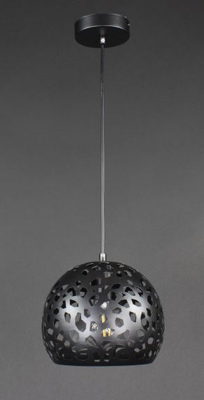 Люстра підвісна на 1 лампочку 27801 Чорний 25-200х20х20 см.