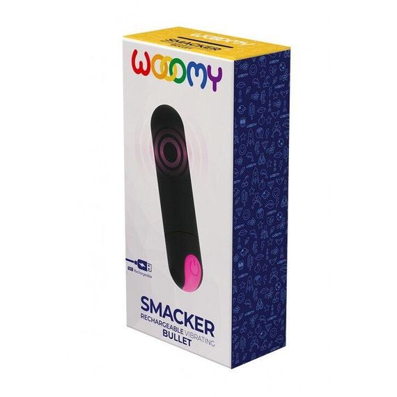 Віброкуля Wooomy Smacker, перезаряджувана, 10 швидкостей вібрації Sex Aura | Зображення 1