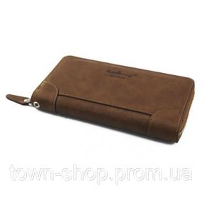 Кошелек кожаный мужской Baellerry leather brown. Цвет: коричневый