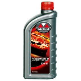 Швейцарское моторное масло Midland PERFORMANCE SAE 20W-50 1L