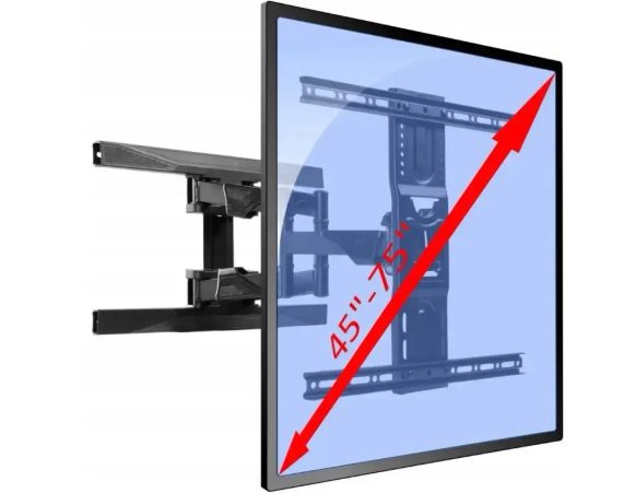 Кронштейн, кріплення для телевізора P6 45-75 дюйма, поворотний | Зображення 3