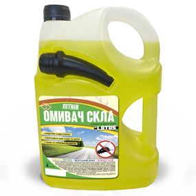 Омивач скла Літній "Лимон" Lotus каністра з носиком 4 л