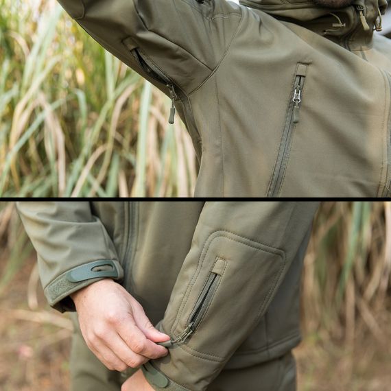 Тактическая куртка Pave Hawk PLY-6 Green 3XL мужская армейская холодостойкая с капюшоном | Зображення 6