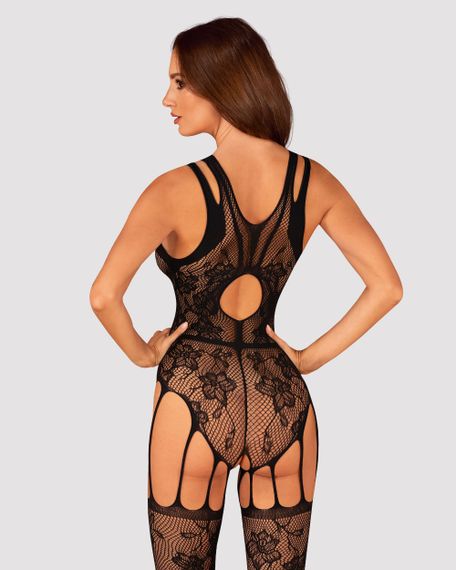 Комбинезон-сетка Obsessive F239 Черный S/M/L | Зображення 5