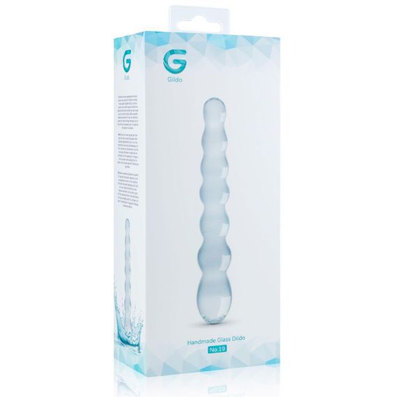 Скляний дилдо у вигляді намистин Gildo Glass Dildo No. 19 Sex Aura | Зображення 4