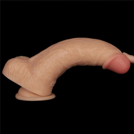 Реалістичний вібратор - Vibrating Power Basics Cock 9" Sex Aura | Зображення 8
