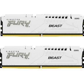 Модуль памяти для компьютера DDR5 32GB (2x16GB) 5600 MHz Beast White Kingston Fury (ex.HyperX)