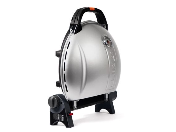 КОМПЛЕКТ Портативний переносний газовий гриль O-GRILL 900, срібло + шланг в подарунок! Код: 013373 | Зображення 3