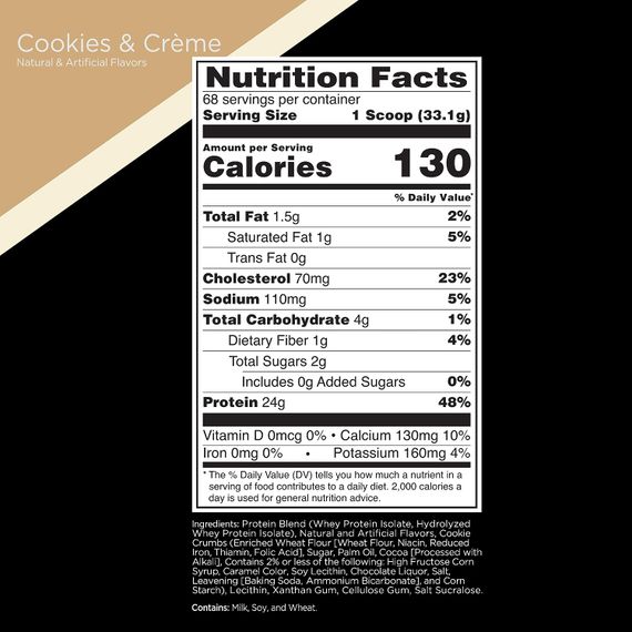 Протеїн Rule One Whey Blend 2.27 кг, Cookies cream | Зображення 1