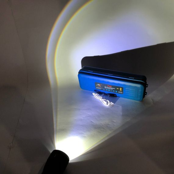 Светодиодный фонарик Аккумуляторный фонарь CB-C13-P50+COB, Портативный LED фонарь на батарее JT-97 | Зображення 9