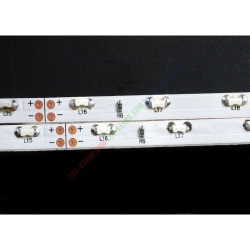 Червона світлодіодна стрічка бічного світіння 4,8 W SMD 4008 (60 шт. / М) IP20 Біла підкладка