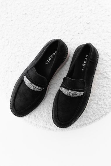 Лоферы женские Fashion Juliet 3916 39 размер 25 см Черный | Зображення 8