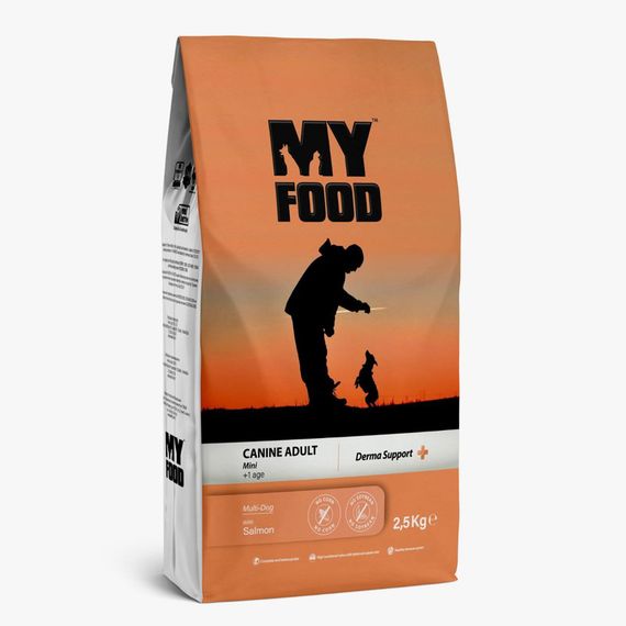 Сухой Корм ​​Myfood Суперпремиум для взрослых собак малых пород с лососем 2,5 кг