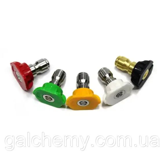 Швидкоз'ємні форсунки Pressure Washer Spray Nozzle Tips для мийки високого тиску