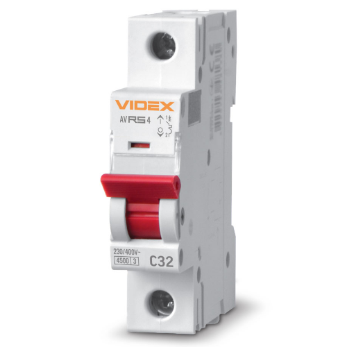 Автоматичний вимикач 1P 32А 4,5 kA VF-RS4-AV1C32 Resist Videx