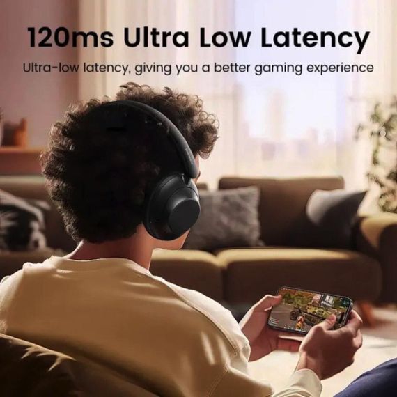 Бездротові навушники UGREEN HP202 HiTune Max5 Hybrid Active Noise-Cancelling Headphones Black(UGR-25255) | Зображення 5