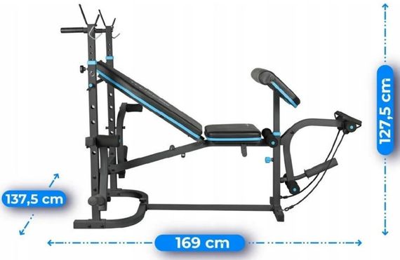 Багатофункціональна тренажерна лава Thunder VIGOR-B | Зображення 1