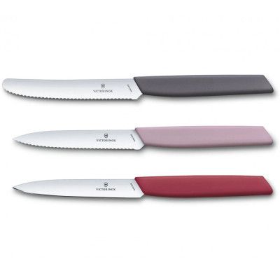 Набір ножів Victorinox Swiss Modern Paring Set 3 шт Flower (6.9096.3L2) | Зображення 1