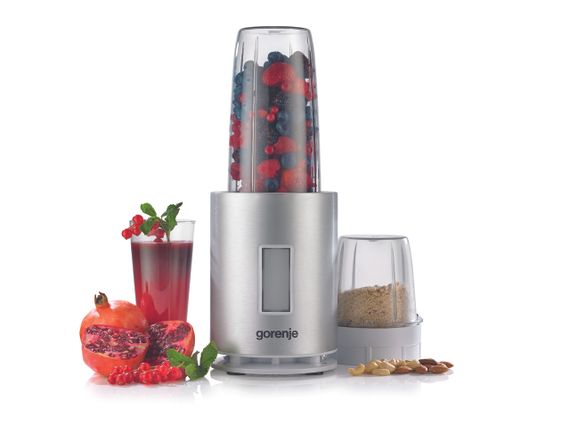 Блендер Gorenje BN1200AL/1200 Вт/ 20000 об./хв / 2 чаши 1л и 0.5л / 2 скорости (BN1200AL) | Зображення 2