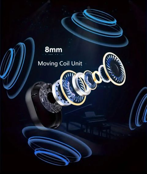 TWS Е6S Бездротові Bluetooth-навушники із шумозаглушенням і мікрофоном, IPX5 водонепроникні. Рожеві | Зображення 8