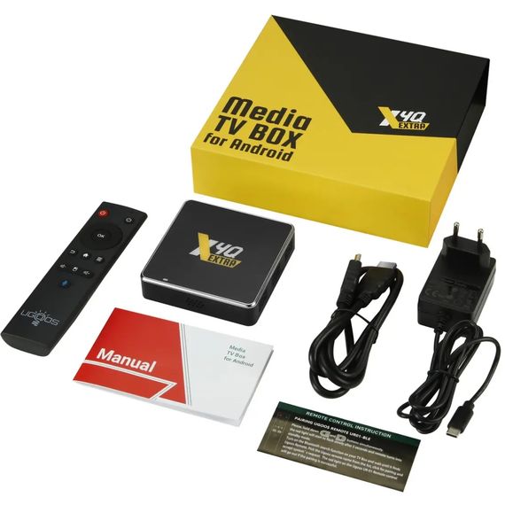 TV Медіаплеєр Ugoos X4Q EXTRA 4/128Gb/Amlogic S905X4/Android 11/WiFi 2.4G+5G/BT 5.1/BT Voice Gyro | Зображення 3