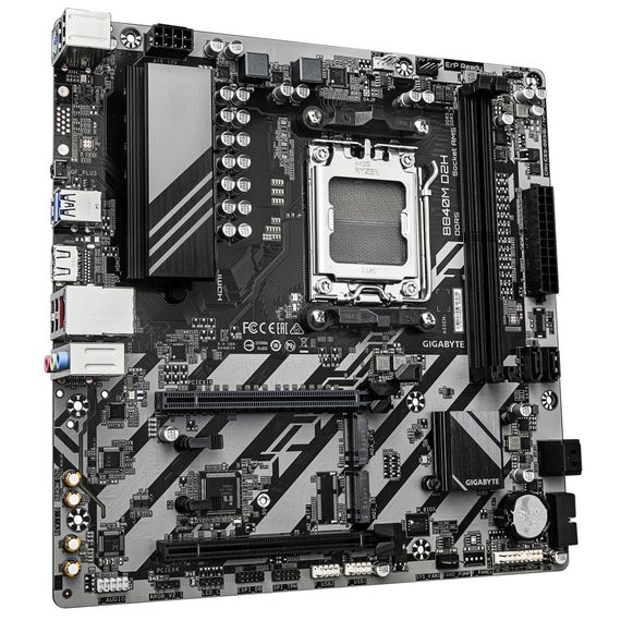 Материнська плата GIGABYTE B840M D2H | Зображення 1