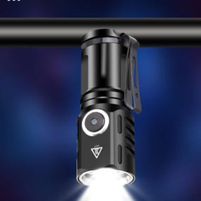 Ліхтар ручний акумуляторний з магнітом 536-3LED Чорний