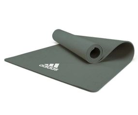 Коврик для йоги Adidas Yoga Mat темно-зеленый Уни 176 х 61 х 0,8 см ADYG-10100RG