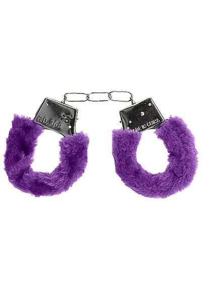 Наручники Beginners Handcuffs Furry - Purple sexstyle