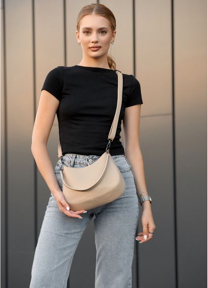 Сумка жіноча Sambag Leoma Mark Бежева 29 х 5 х 21 см (53000026) | Зображення 4