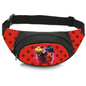 Сумка-бананка дитяча з принтом Леді Баг поясна сумка для дівчинки (4505)