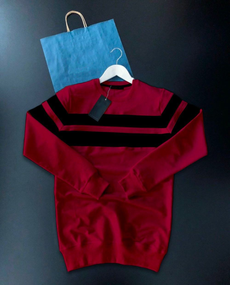 Кофта линия бордо S M